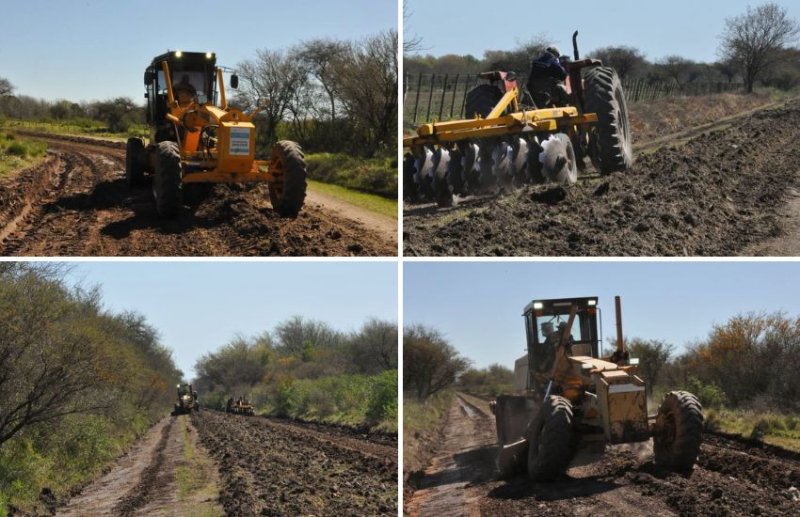 El Municipio de Maciá continúa con los trabajos en caminos vecinales