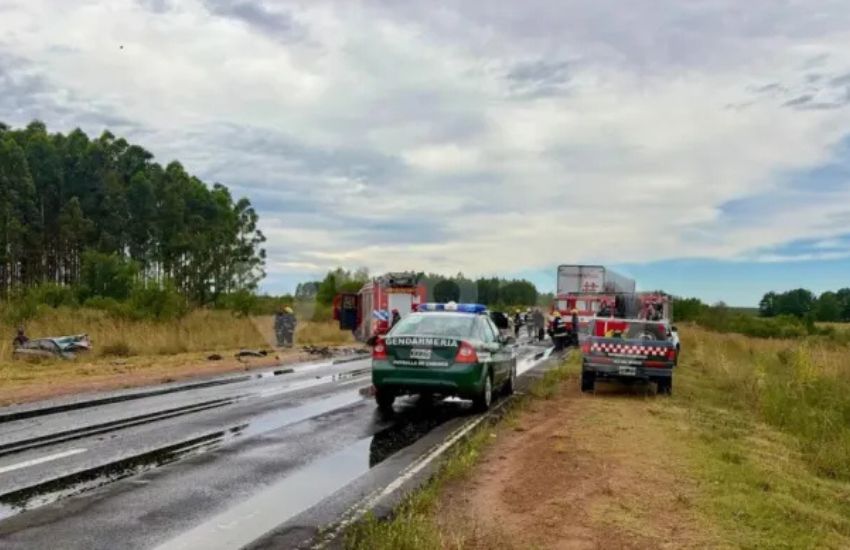 Tragedia en Ruta Internacional 136: dos muertos y una mujer embarazada hospitalizada