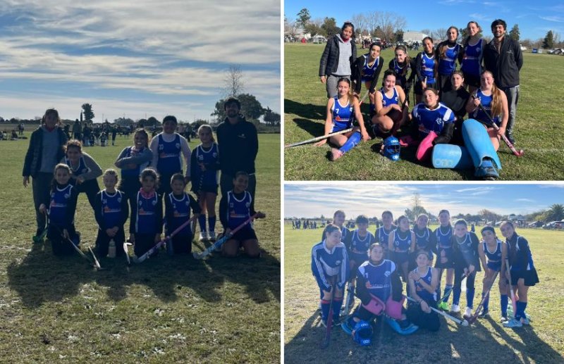 Gran actuación de las inferiores de Hockey de Martín Fierro en Basavilbaso