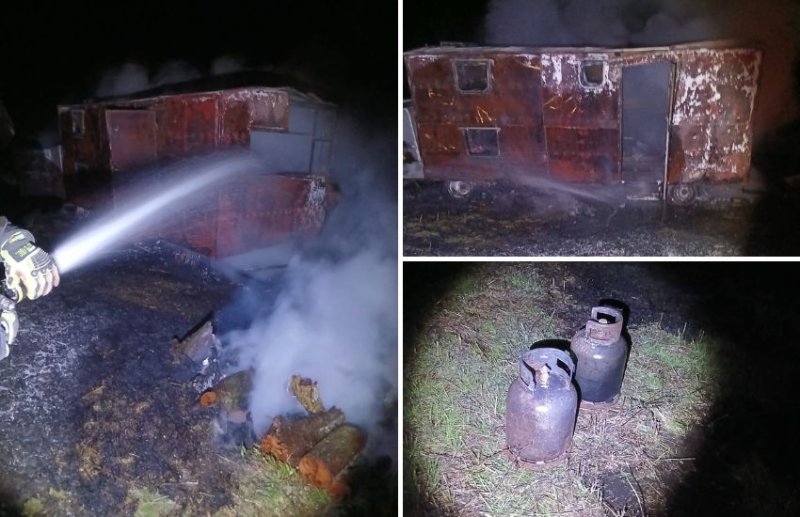 Incendio en zona rural de Santa Eloísa: una casilla fue destruida por el fuego