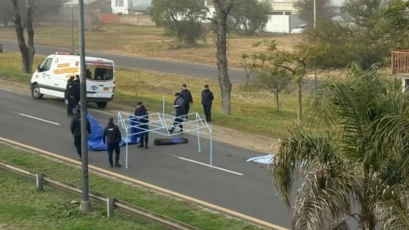 Tragedia en Paraná: un hombre murió atropellado por un camión