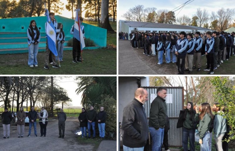 Autoridades municipales participaron del acto por el Día de la Enseñanza Agropecuaria