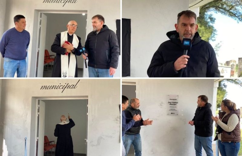 Inauguraron la Sala Velatoria municipal en el cementerio de Maciá
