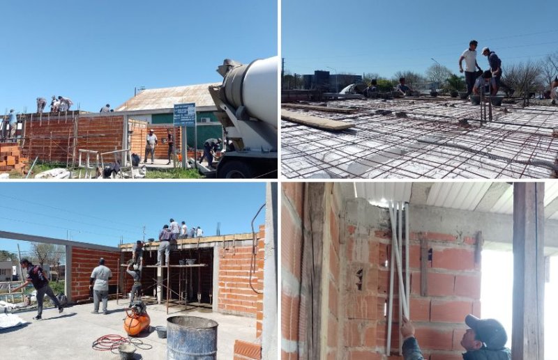 Avanza a buen ritmo la obra del edificio propio de la Biblioteca Mario Carruego