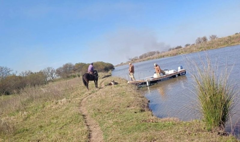 Entrerriano prendió fuego en zona de islas y fue detenido: “Era para ahuyentar víboras”