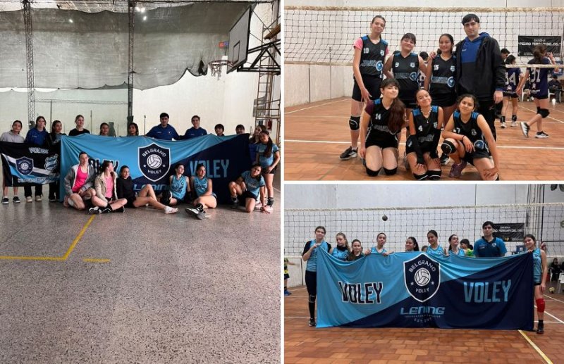 Vóley del Club Belgrano: tres categorías clasificaron a las finales