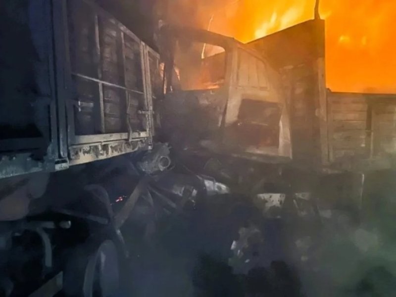 Accidente fatal en Zárate - Brazo Largo: murió un camionero tras un choque e incendio de camiones