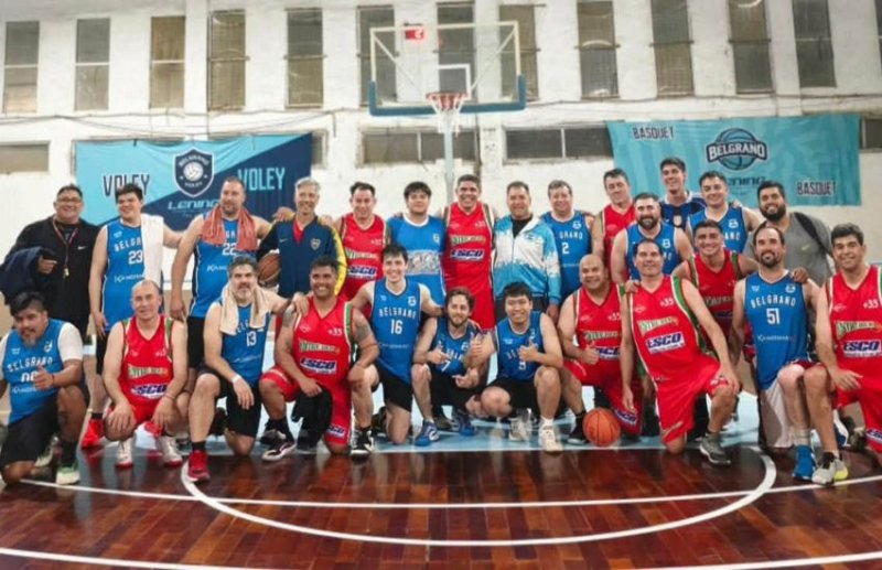 Básquet y camaradería: el Club Belgrano y COPER vivieron una jornada de deporte y amistad