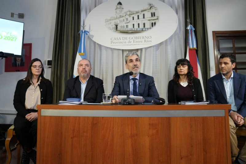 El Gobierno de Entre Ríos presentó el Presupuesto 2027 por $8,67 billones