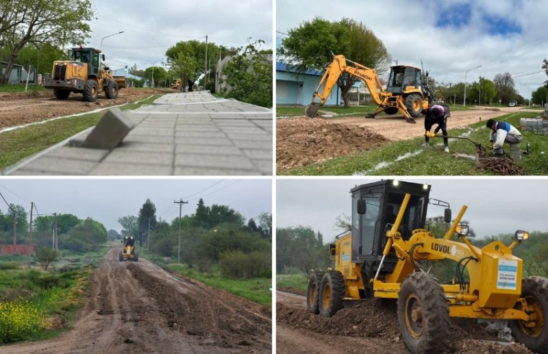 Concluyeron obras en el Boulevard Mario Carruego y trabajan en otras calles de la ciudad