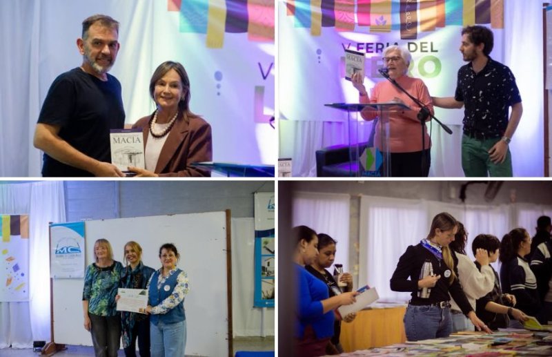 En la V Feria del Libro se presentó la 3ª edición del libro “Villa Gobernador Maciá, Síntesis Histórica” de Mario Carruego