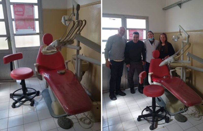 El Hospital Falucho incorporó un nuevo sillón odontológico