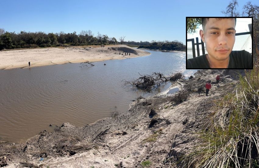 Hallaron un cuerpo en el Rio Gualeguay: la Policía confirmó que se trata de Maximiliano Camozzi