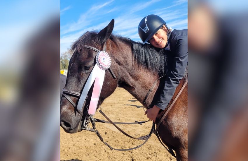 Equitación: la maciaense Julieta Bucari obtuvo el tercer puesto en competencia en rosario
