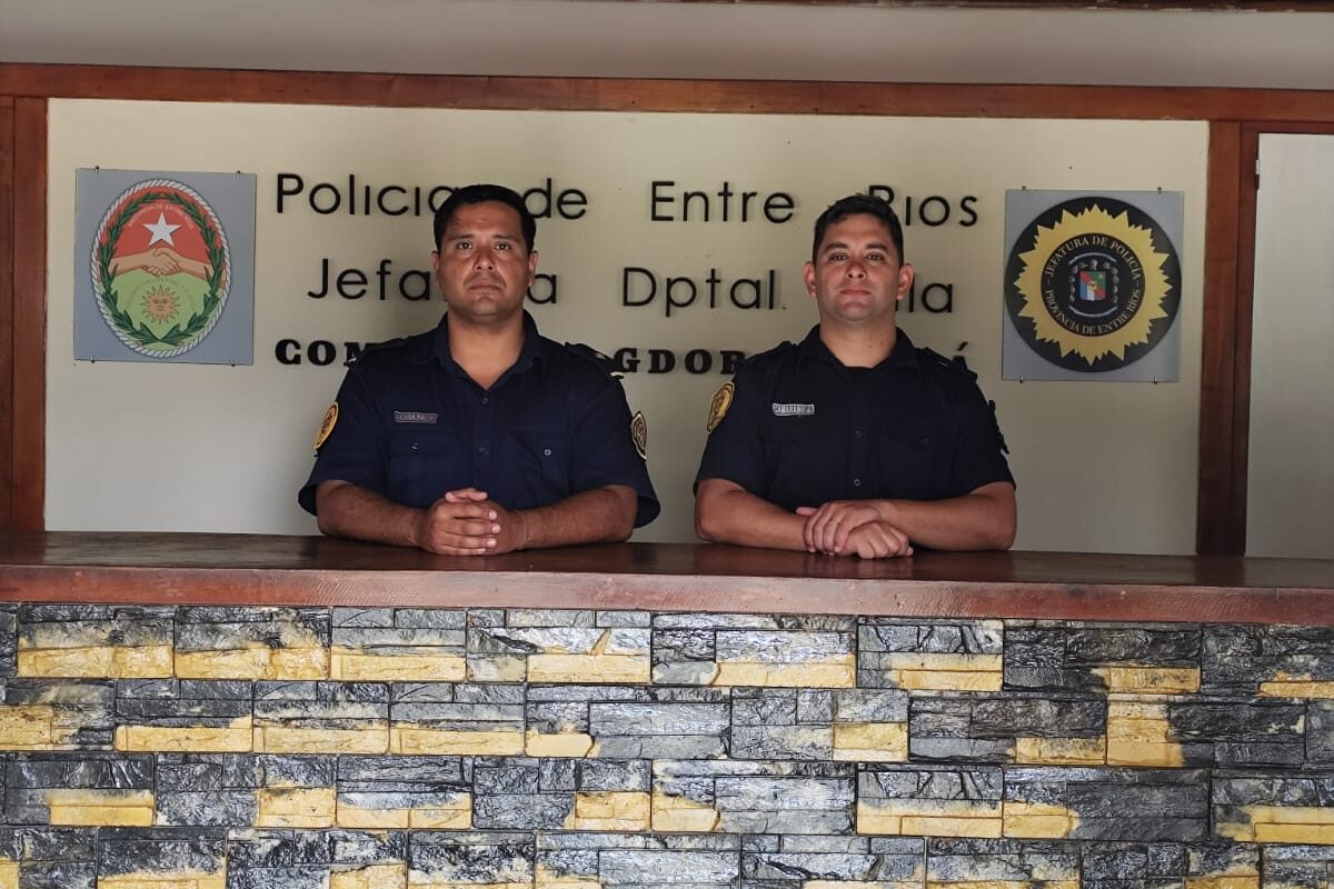 Cambios en la Comisaría de Maciá: Pablo Schmunk es el nuevo comisario y Javier Camarano quedó como segundo jefe