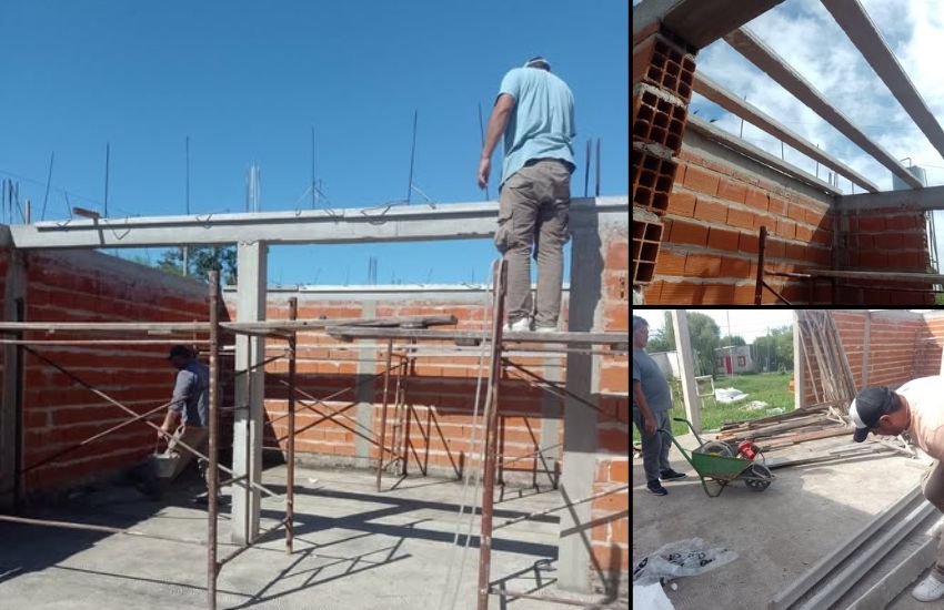 Avanza la obra del edificio de la biblioteca Mario Carruego